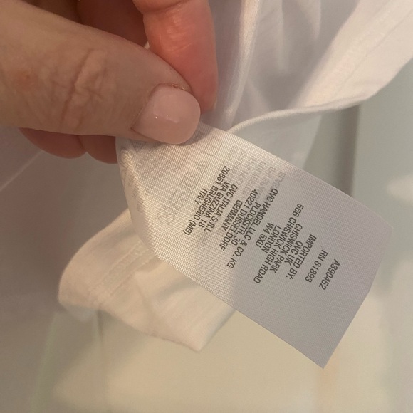 Susan Graver Weekend White Top Medium - Picture 4 of 6